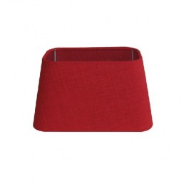 Wyjątkowy czerwony abażur do salonu FINNO 25x15 cm